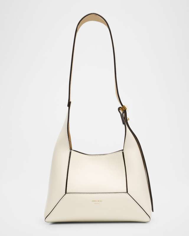 Small Diamond Leather Hobo Bag